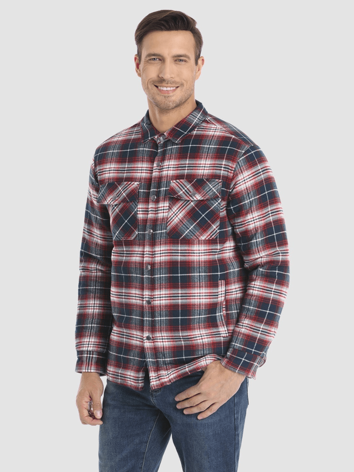 Iver ™- Striped Flannel Jacket