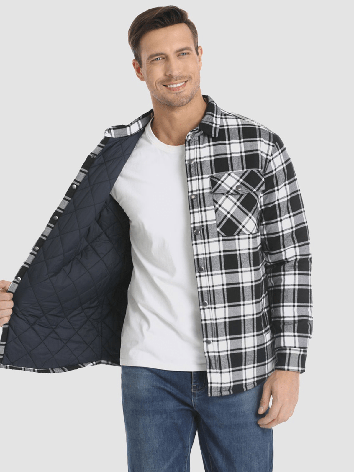 Iver ™- Striped Flannel Jacket