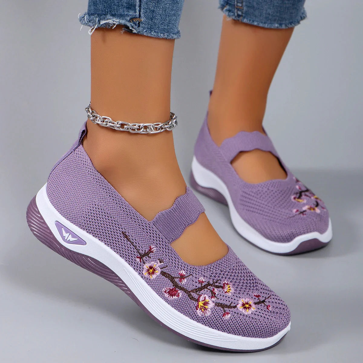 Liora | Floral Comfort Sneakers