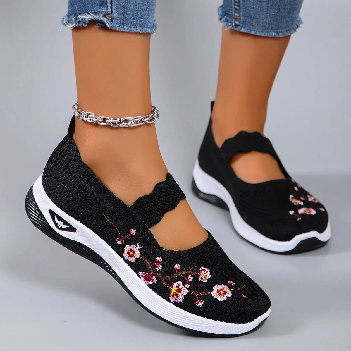 Liora | Floral Comfort Sneakers